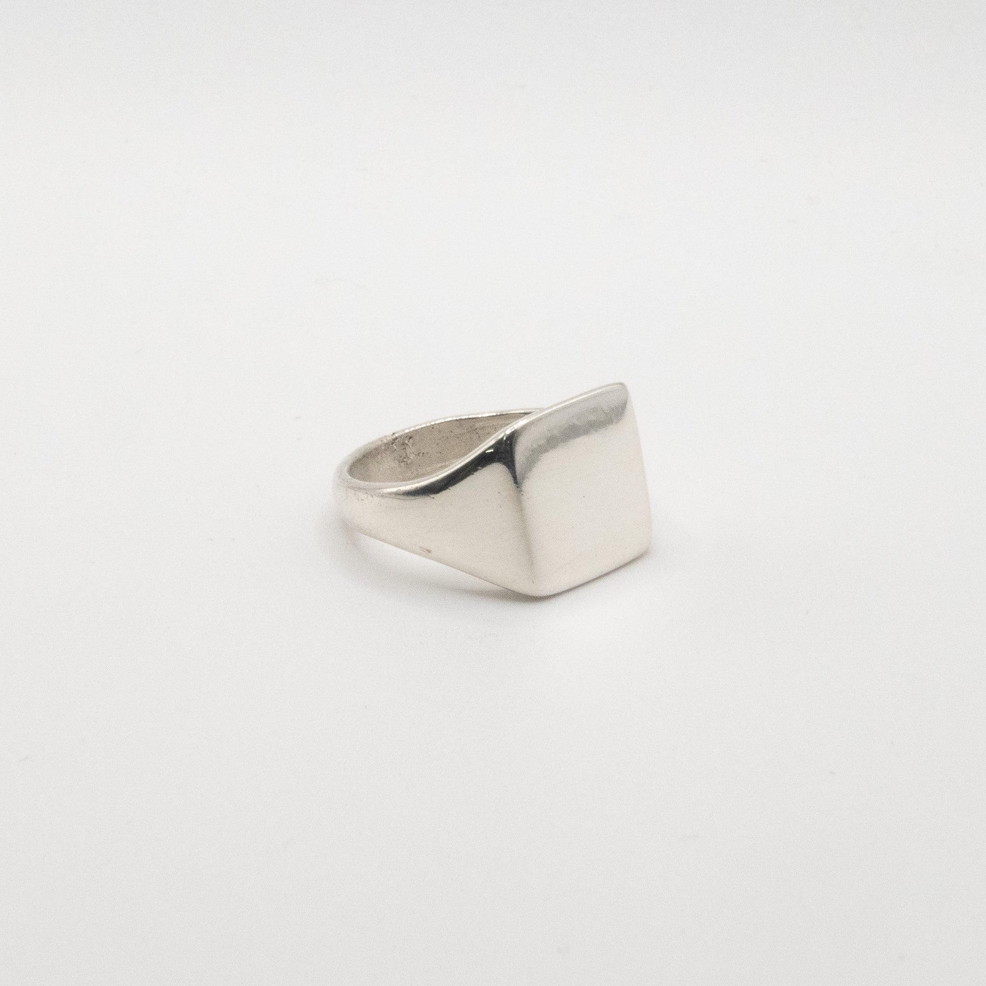 Sterling Silver Square Signet Ring