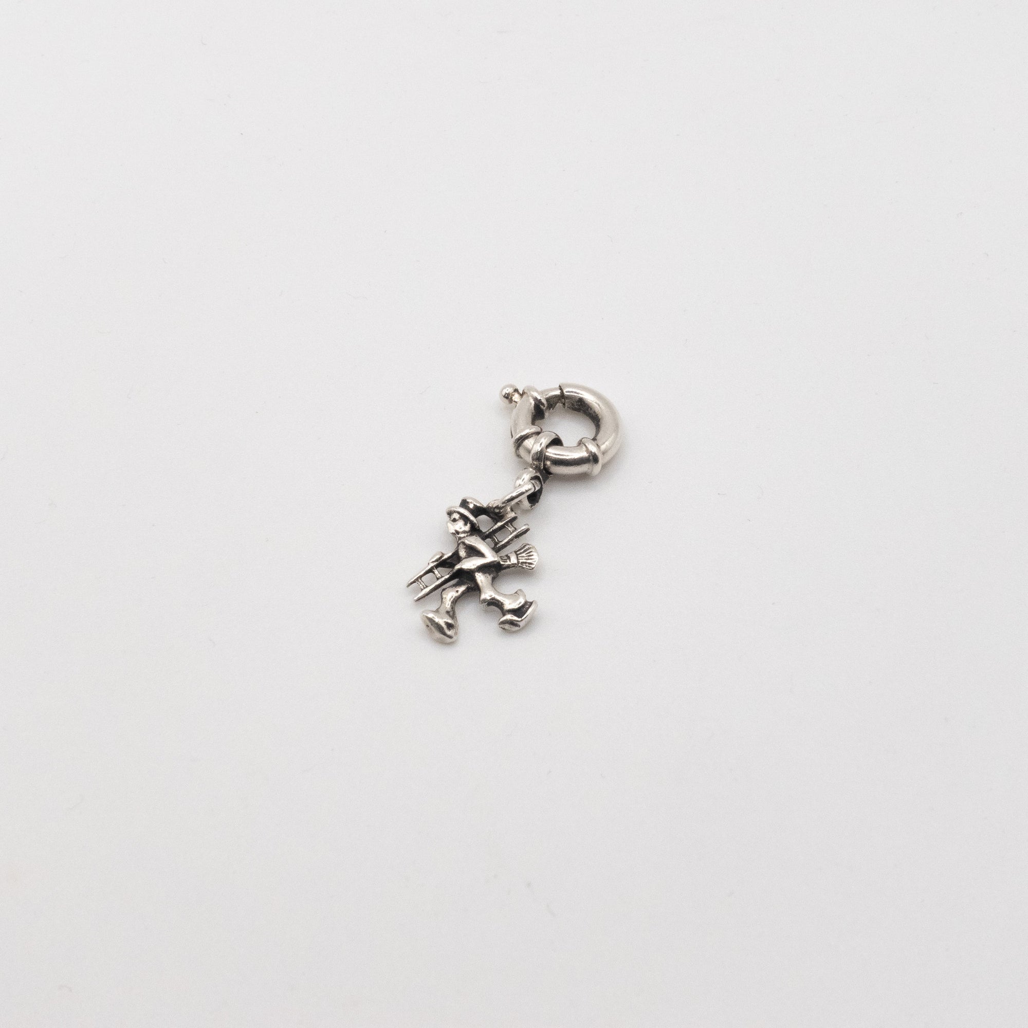 Sterling Silver Chimney Sweep Keychain